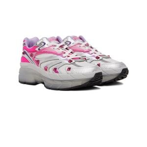 Valentino  Pink and Silver Women's Sneakers size 41/41.5